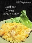 crockpot cheesy chicken and rice