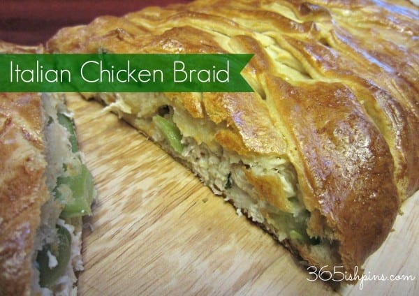 italian chicken braid