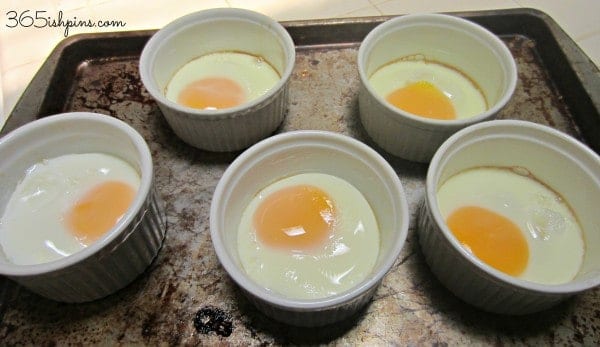 cooked eggs