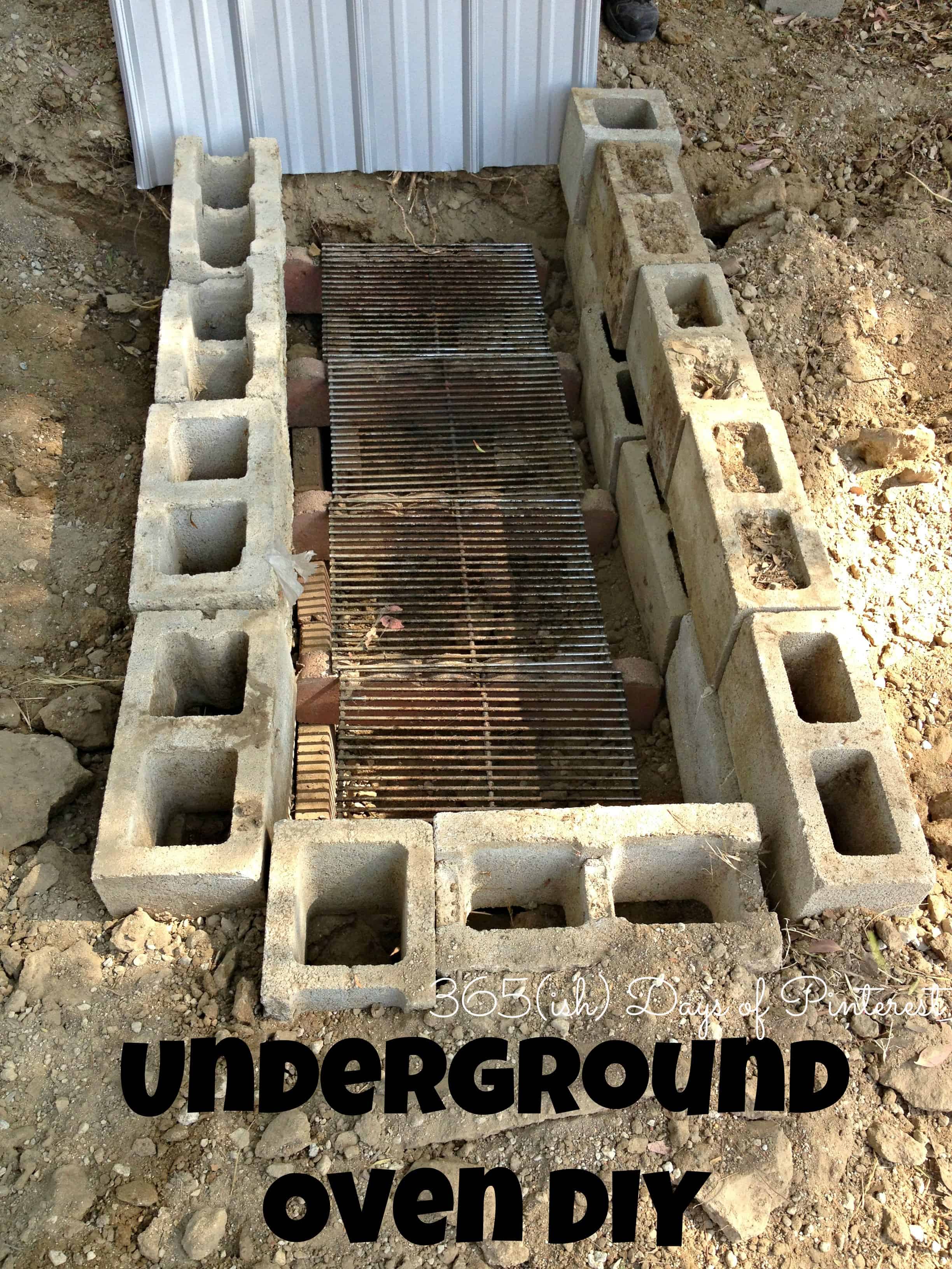 An Underground Oven, Underground Fire Pit Cooking