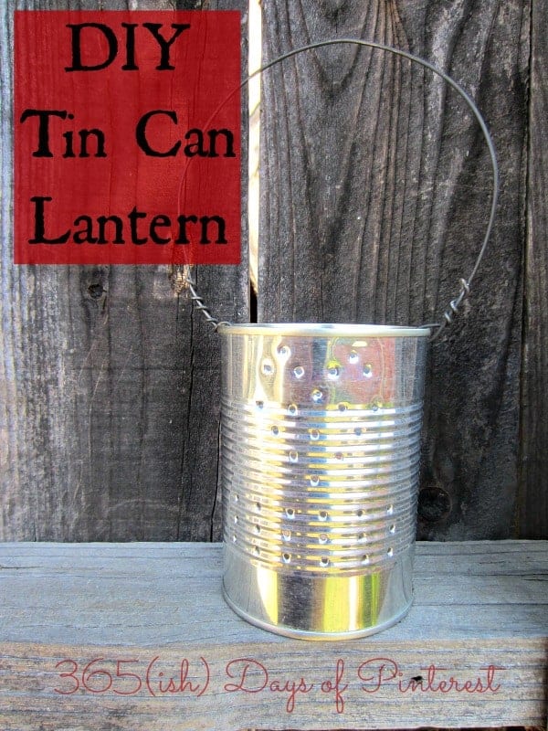 DIY Tin Can Lantern