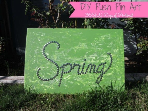 DIY Push Pin Art