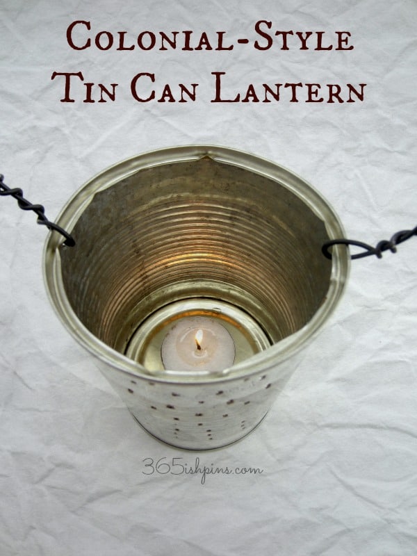 tin can lantern
