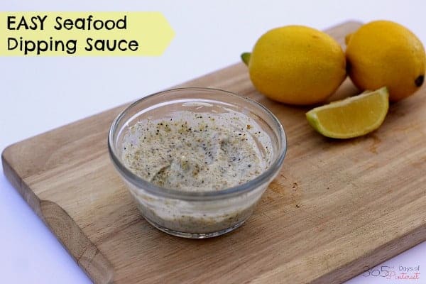 Make this easy tartar sauce with only TWO ingredients!  Tastes great with fish fillets.  #SamsClubSeafood #ad