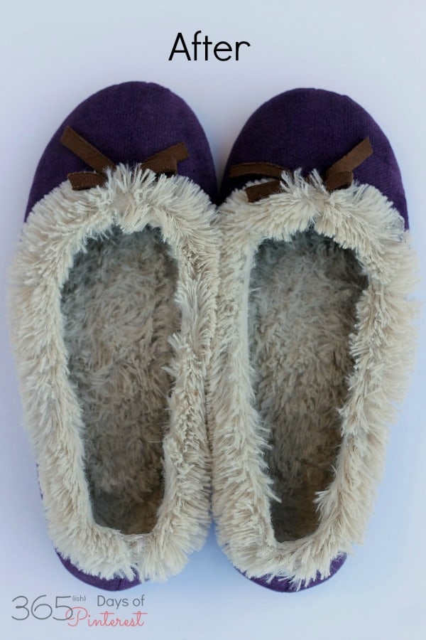 How to clean slippers and other fuzzy items like stuffed animals that can't be washed in the washing machine.