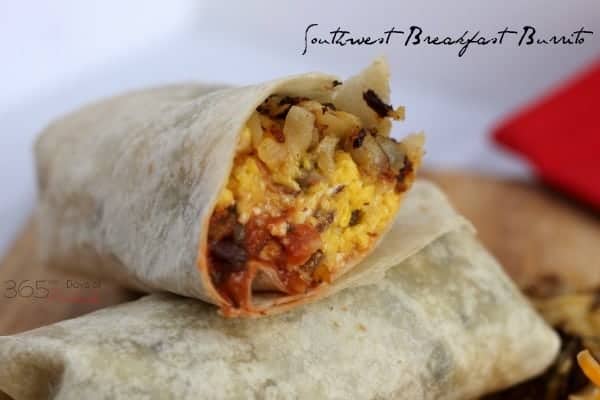 southwest breakfast burrito