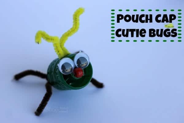 fruit pouch cap bug craft