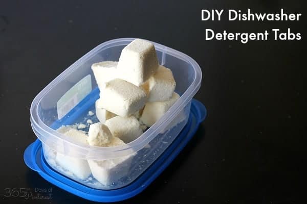 dishwasher tabs detergent DIY