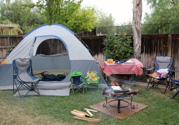 backyard campout