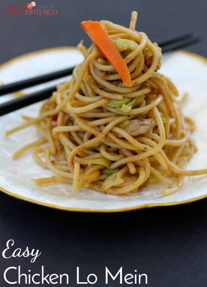 Easy Chicken Lo Mein