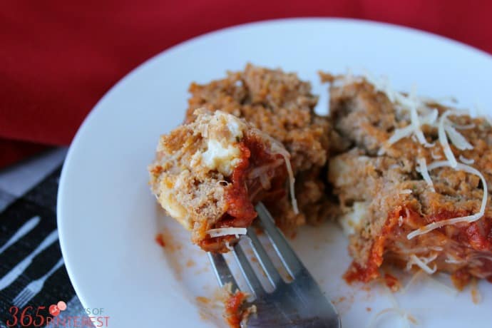 Italian meatloaf forkful blog