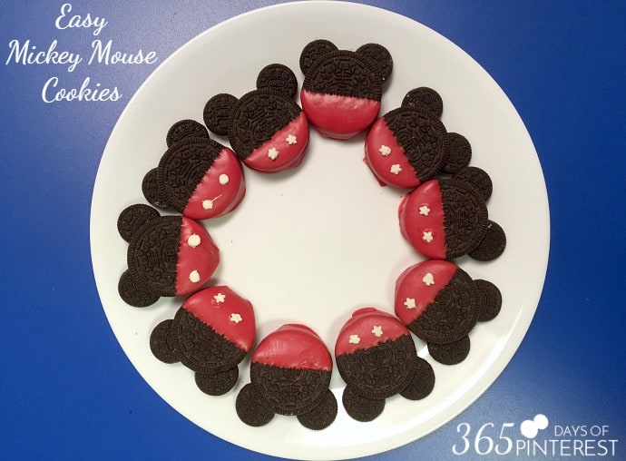 Easy Mickey Mouse Cookies
