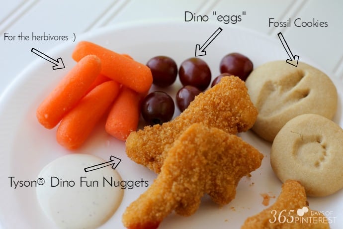 Dinosaur Day Food plate