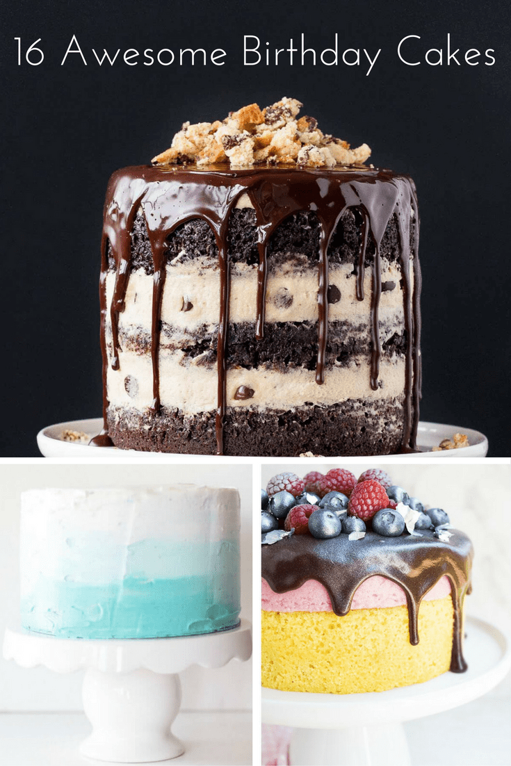 16 Birthday Cake Ideas - Simple and Seasonal